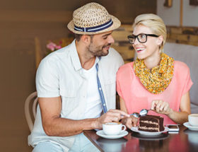 Couple on a date in Orlando