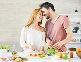 vegetarian couple