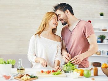 vegetarian couple