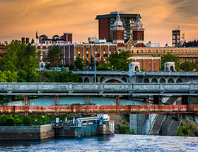 Image of the Spokane skyline