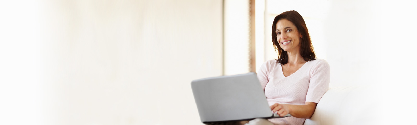 woman on her laptop