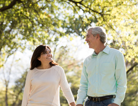 Older man younger woman