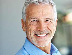 attractive silver haired man