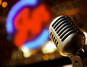 Microphone for live music for an Austin Texas Date Night