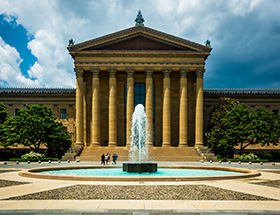 Philadelphia Museum of Art with fountain