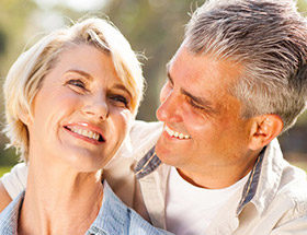 Older couple happy to have found each other