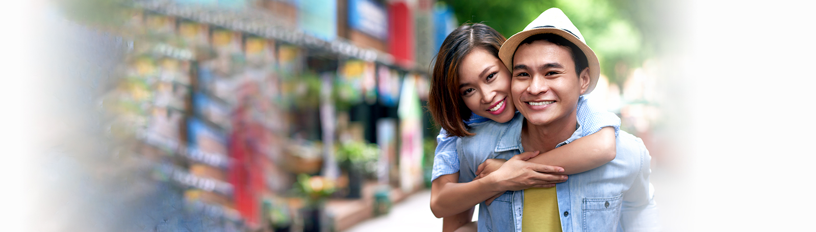 Chinese couple banner