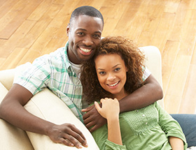 Happy Black Couple would met using a EliteSingles Black Dating Website