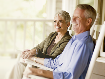 couple with a long lasting relationship where they've reached their goals