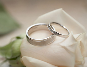 LDS wedding rings