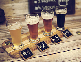 range of craft beersv