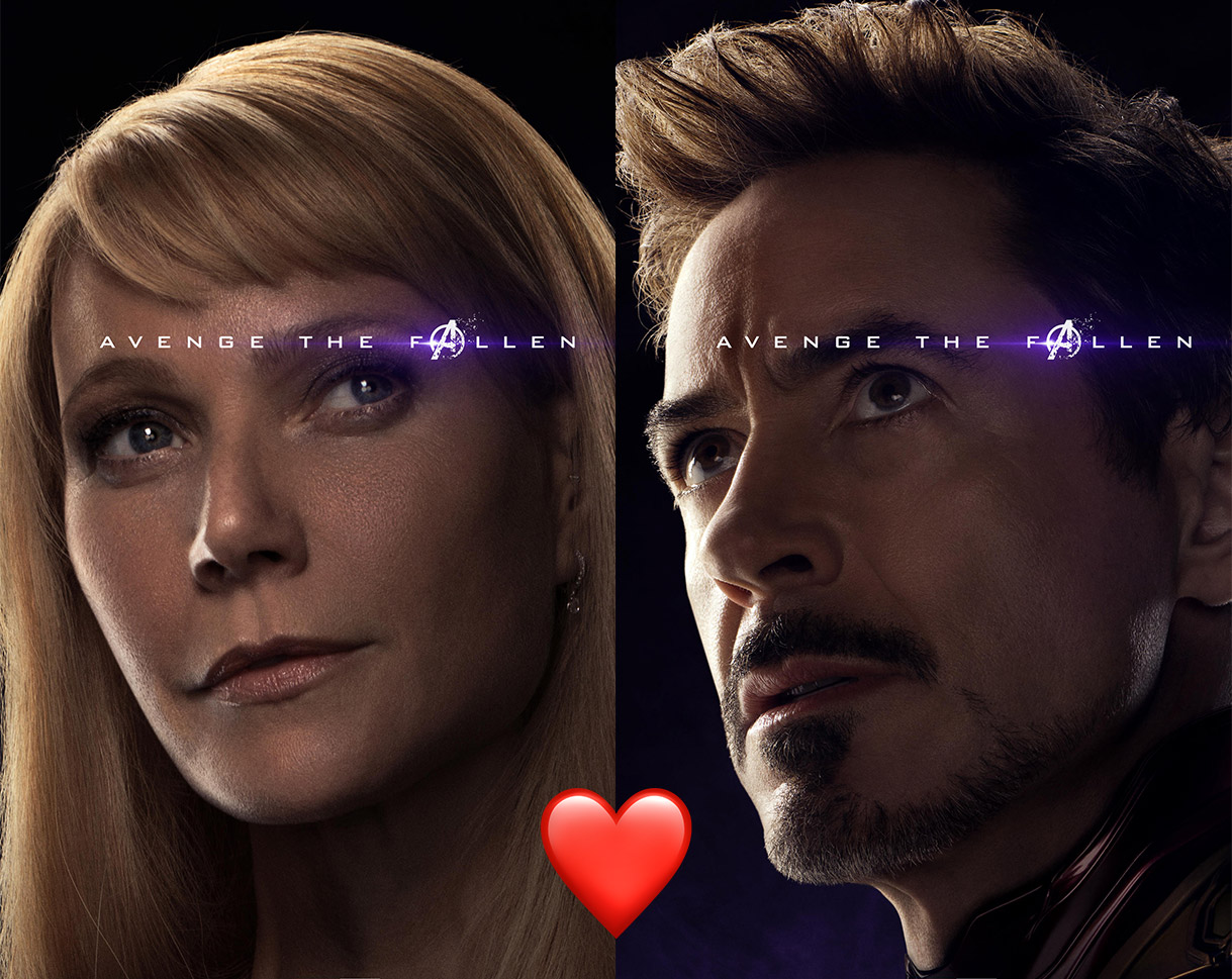 Tony Stark Pepper Potts 