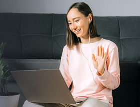 woman-on-laptop-enjoying-the-perks-of-zoom-dating