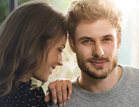 handsome man figuring out how to get a girl to like him